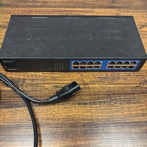 TRENDnet TEG-S16Dg 16-Port Gigabit GREENnet Switch Black Hub Ethernet V2.0R